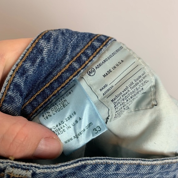 AG Adriano Goldschmied Men’s The‎ Graduate Jeans Size 33 - Picture 6 of 6